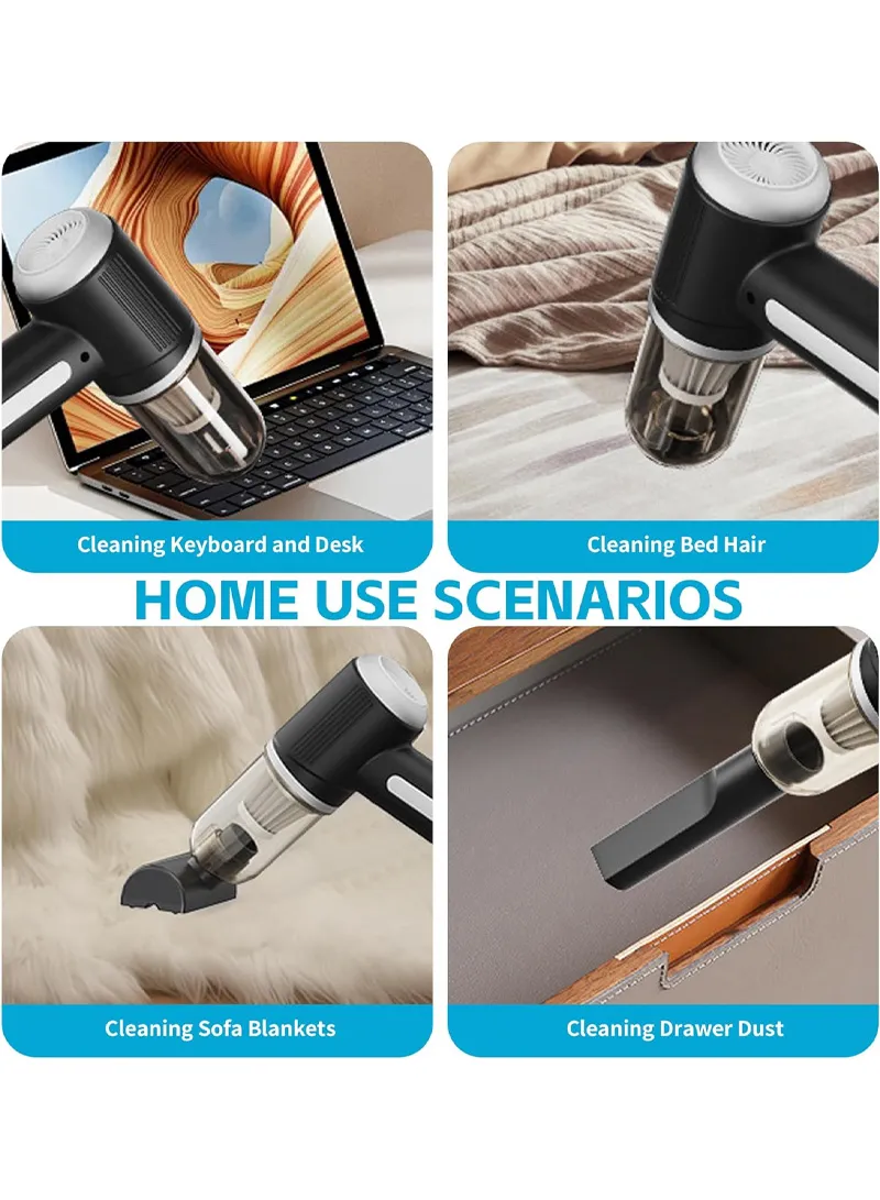 12V 10000Pa 50000rpm 2-In-1 Portable Handheld Cordless Car Vacuum & Blower with 6000mAh Battery — photo 4
