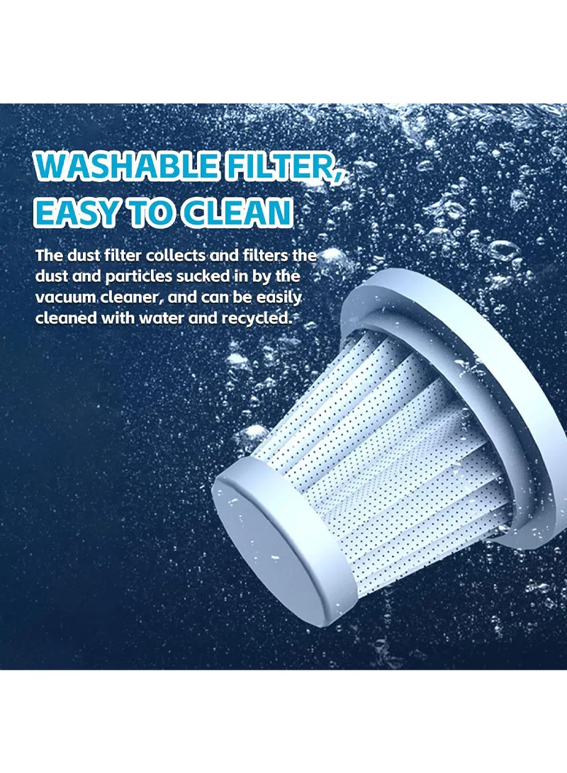 12V 10000Pa 50000rpm 2-In-1 Portable Handheld Cordless Car Vacuum & Blower with 6000mAh Battery β photo 6
