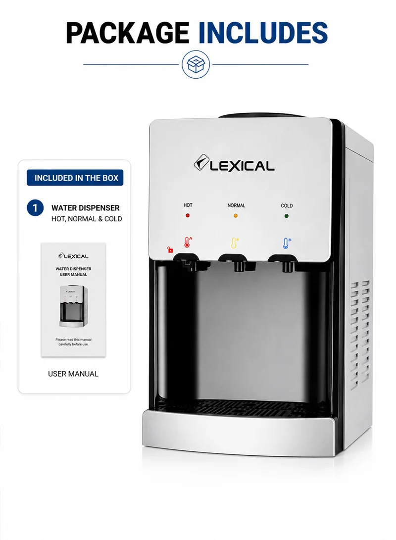 Water Dispenser Hot & Cold With Child Safety Lock - Silver β photo 7