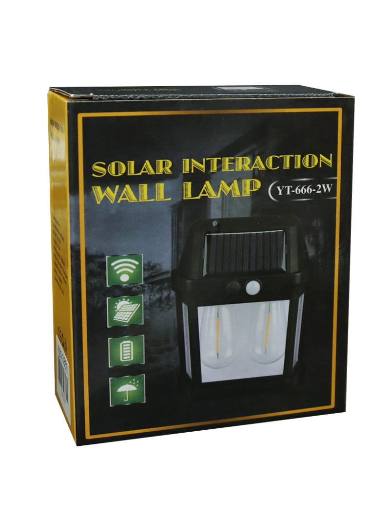 1800mAh Solar Wall Light with Motion Sensor, Warm Light, Waterproof Design & 2 LEDs HW β photo 9