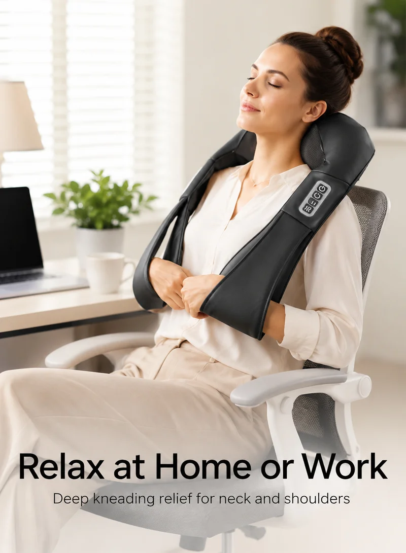 3D Kneading Full-Body Electric Shoulder, Neck Massager with Heat Therapy & Intelligent Timing β photo 8