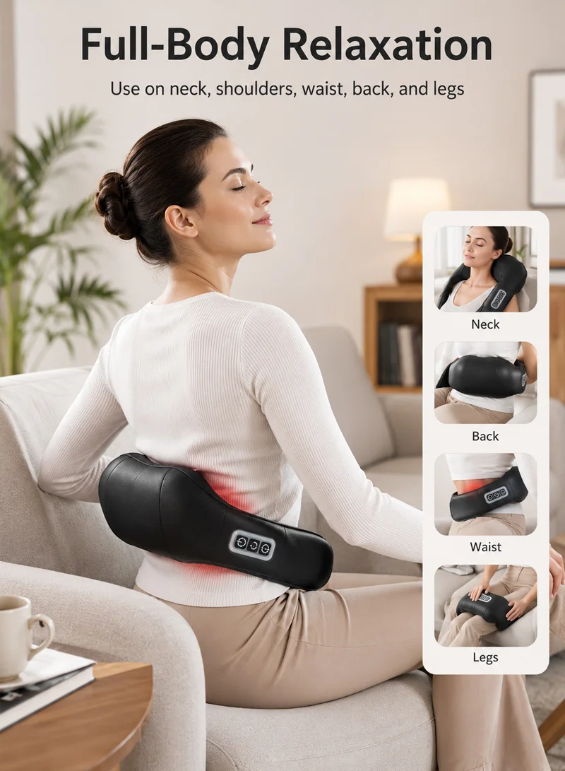3D Kneading Full-Body Electric Shoulder, Neck Massager with Heat Therapy & Intelligent Timing β photo 9