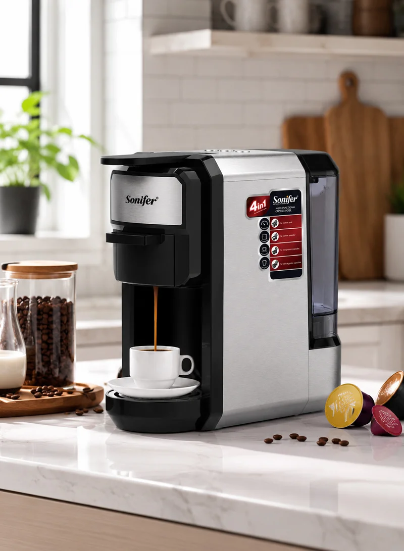 600ml 4-in-1 Automatic Coffee Machine, 19-Bar High-Pressure Multifunctional Capsule Coffee Mach β photo 6