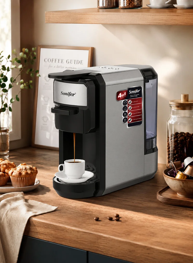600ml 4-in-1 Automatic Coffee Machine, 19-Bar High-Pressure Multifunctional Capsule Coffee Mach β photo 7