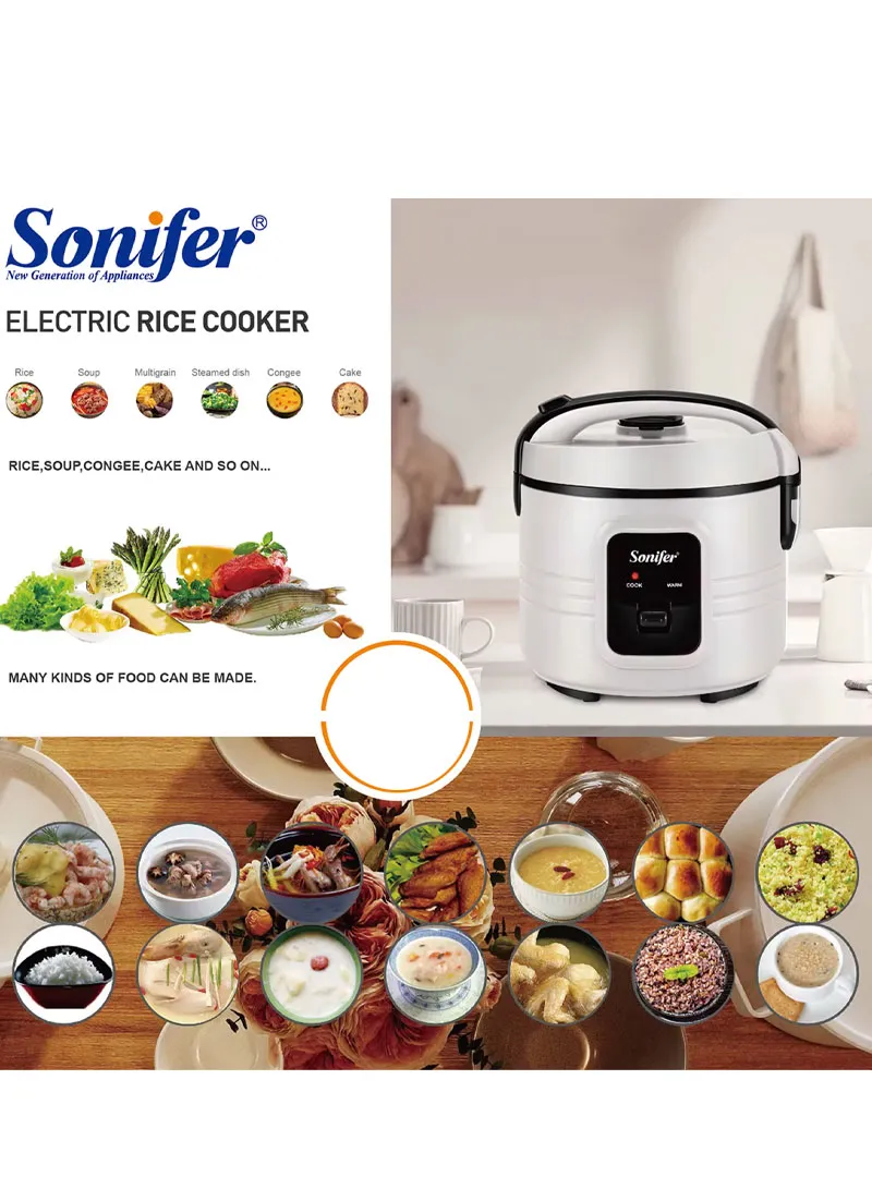 6L Electric Rice Cooker with One-Touch Control, Keep-Warm Function & Steaming Capability β photo 4