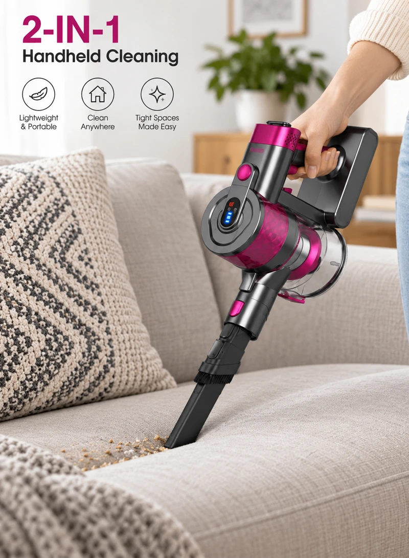 2200mAh*7 Cordless Vacuum Cleaner Adjustable Telescopic Tube With Dust Capacity β photo 8