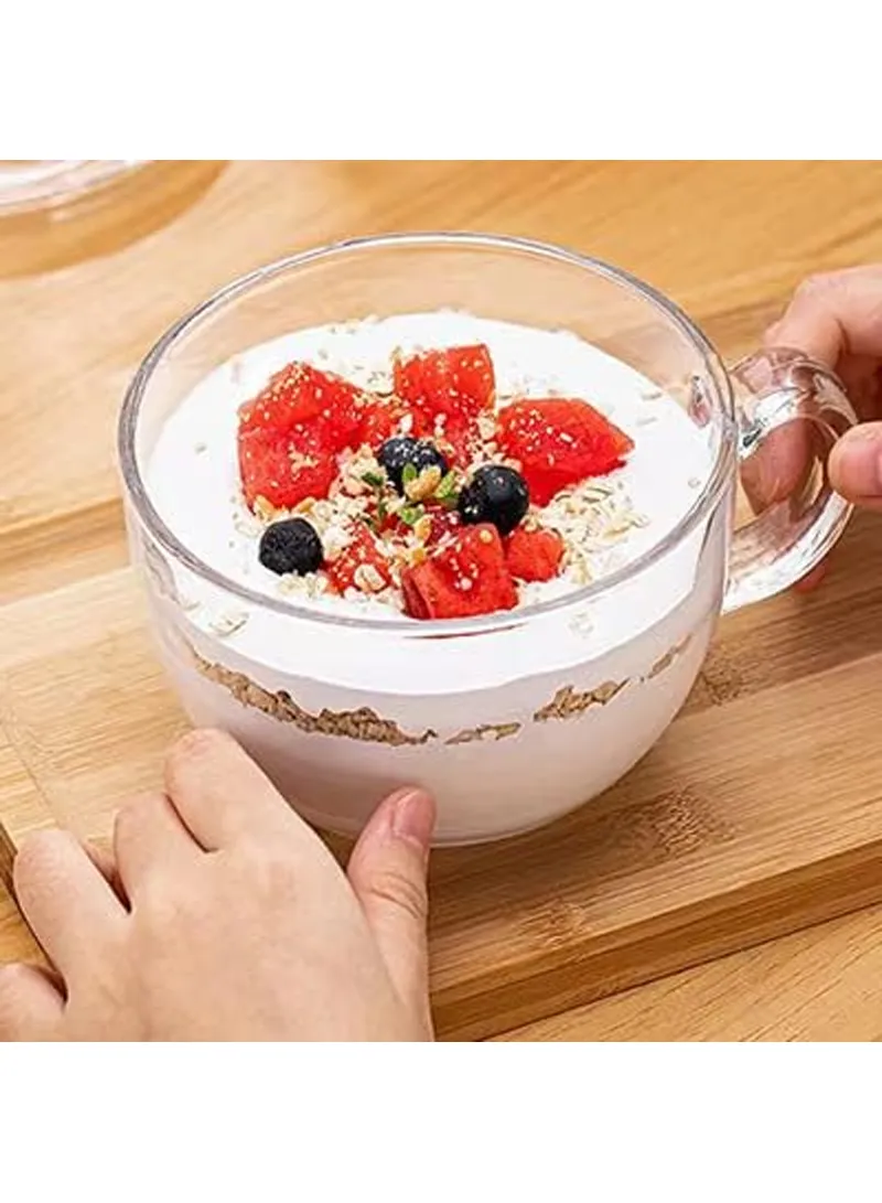 3pcs 470ml Glass Cups, Durable & Stylish Drinkware for Everyday Use β photo 4