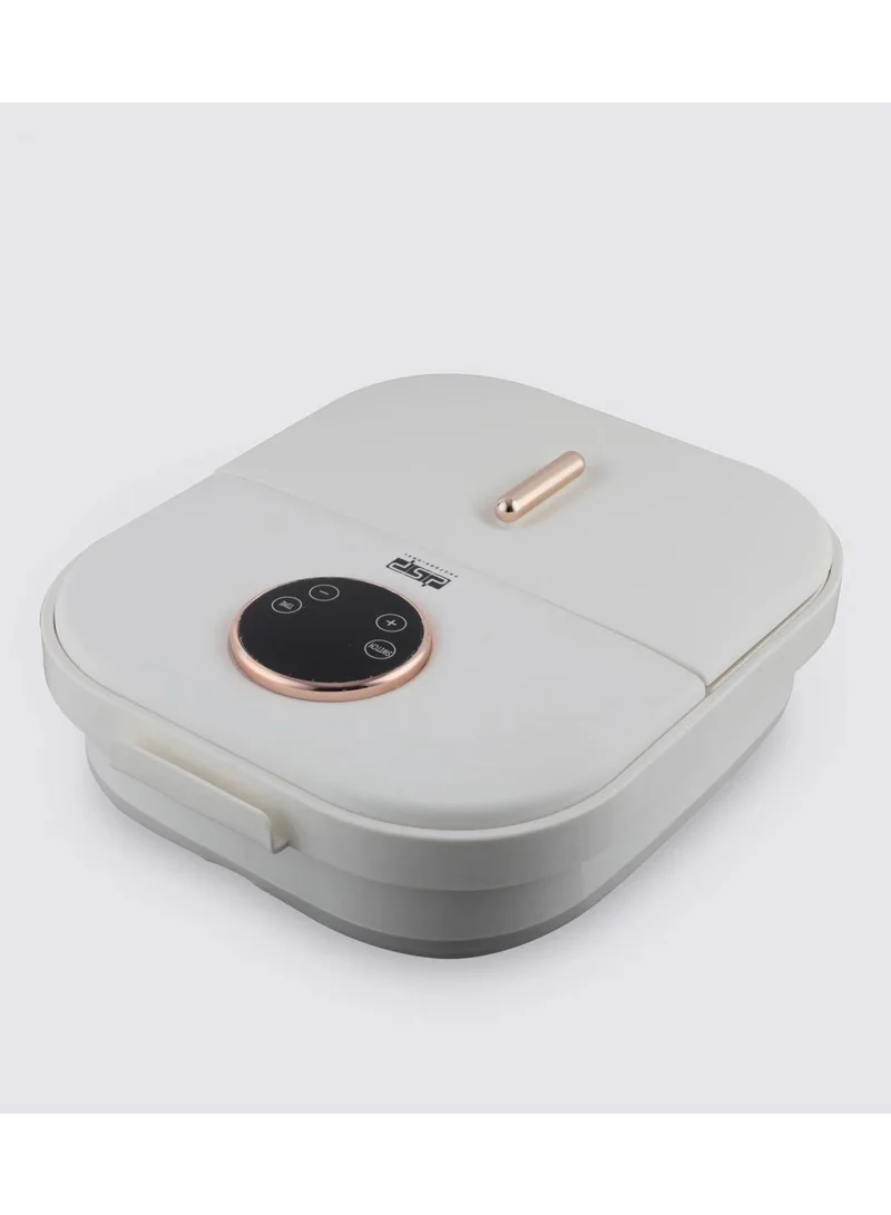 Foldable Electric Foot Bath Massager With 8 Massage Rollers & Constant Temperature - White β photo 5