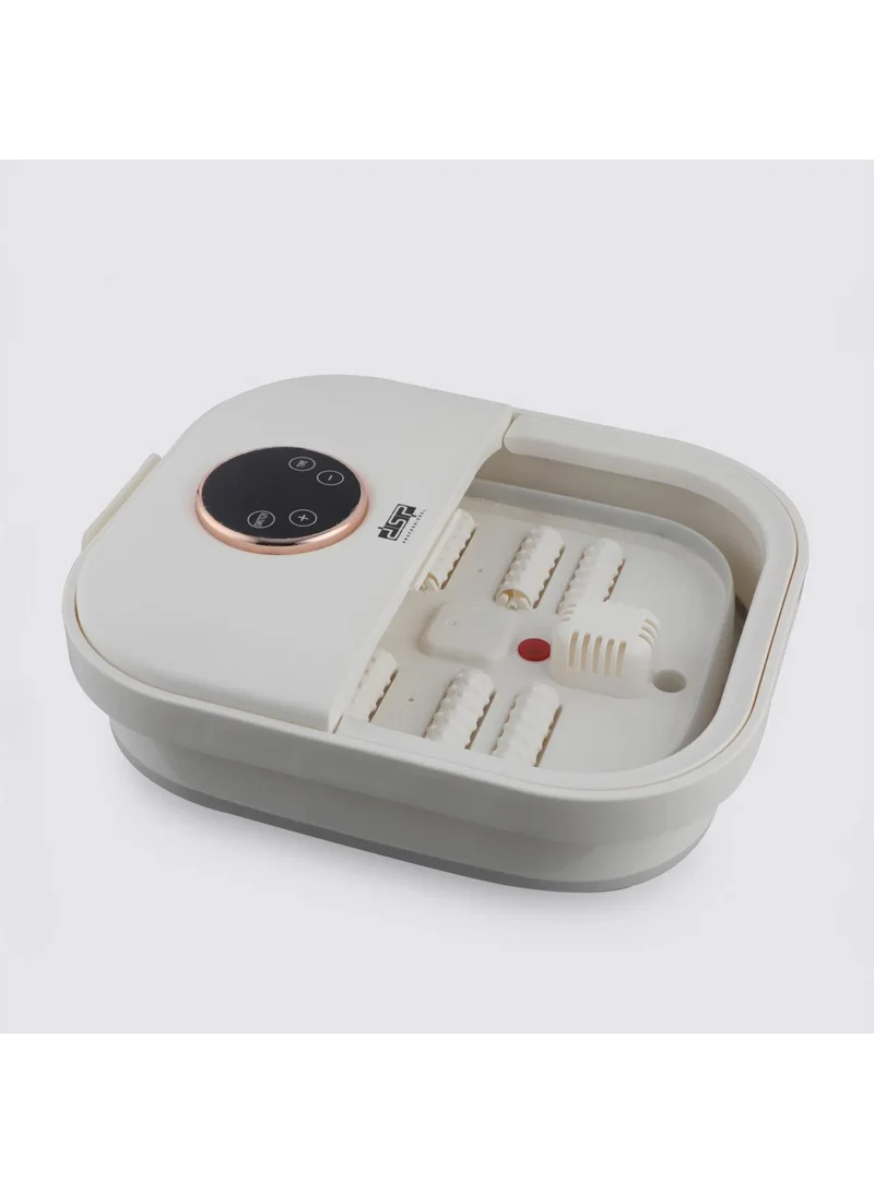 Foldable Electric Foot Bath Massager With 8 Massage Rollers & Constant Temperature - White — photo 6