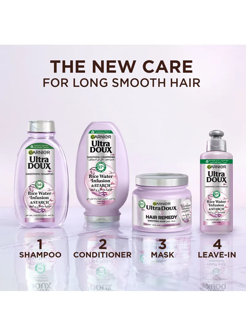 Ultra Doux Rice Water Infusion & Starch Shampoo, for Long Hair, Smooth and Shine 400ml — photo 3