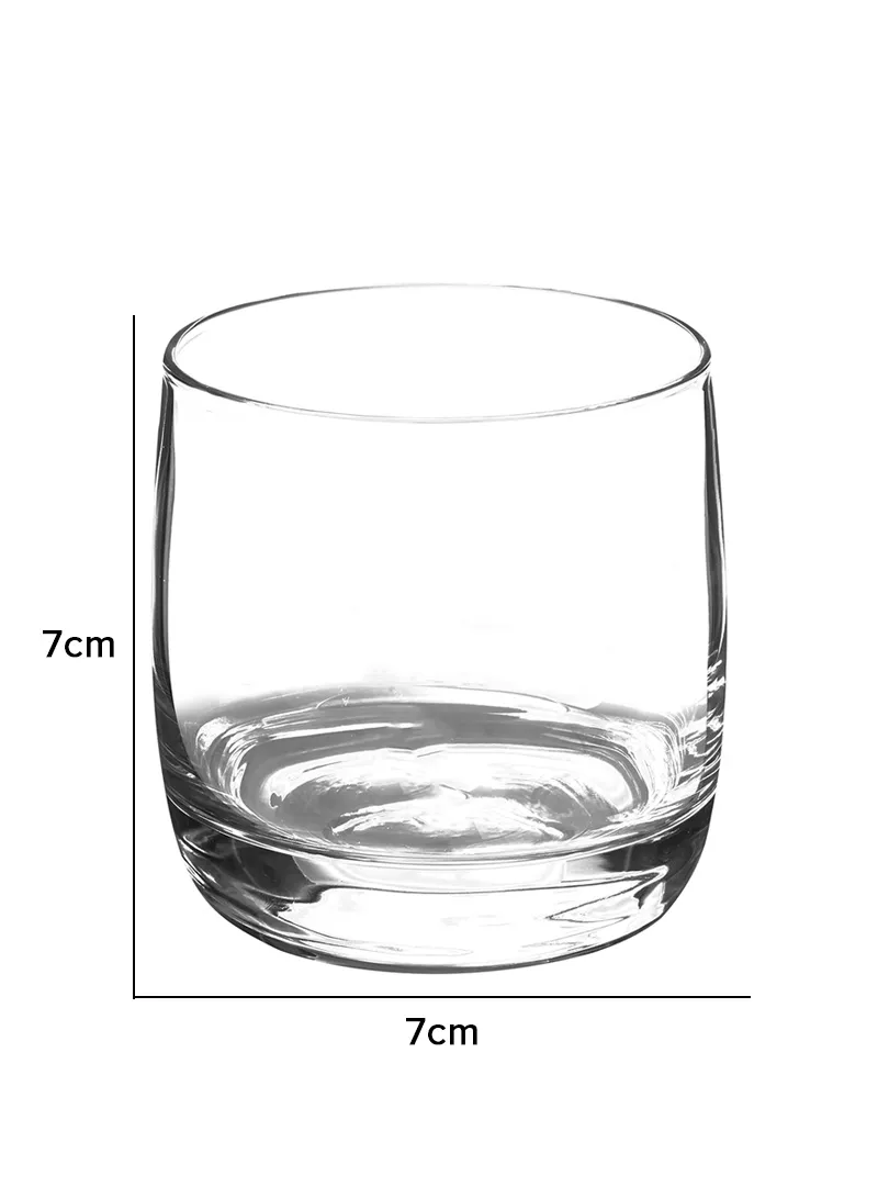 225ml 6-Pcs Transparent Cold Beverages Round Glass Cups β photo 2