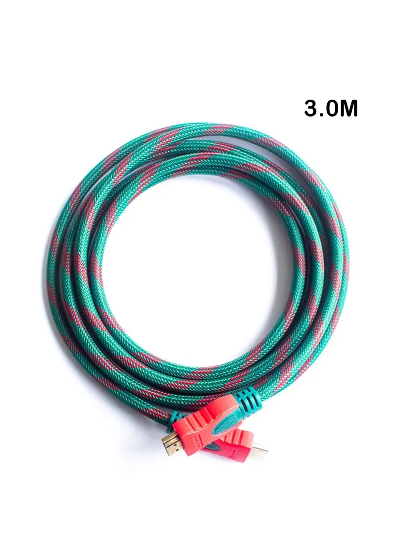 3m 4K Nylon Mesh High Speed HDMI To HDMI Cable