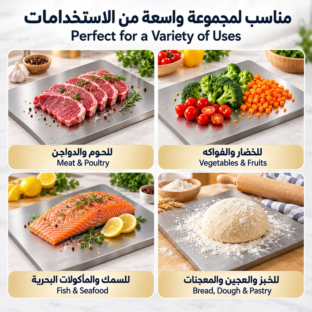 Stainless Steel Cutting Board β photo 3