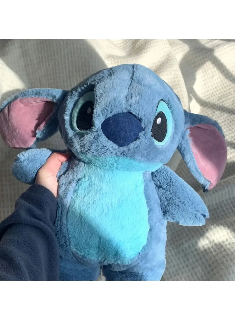 500ml Cartoon Plush Toy Hand Warmer Winter Water-Filled Hot Water Bottle - Blue β photo 3