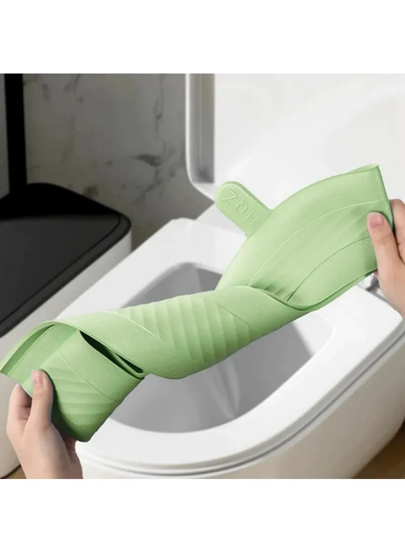 Universal Waterproof EVA Bathroom Toilet Mat Washable Toilet Seat Cover with Handle - Grey β photo 4