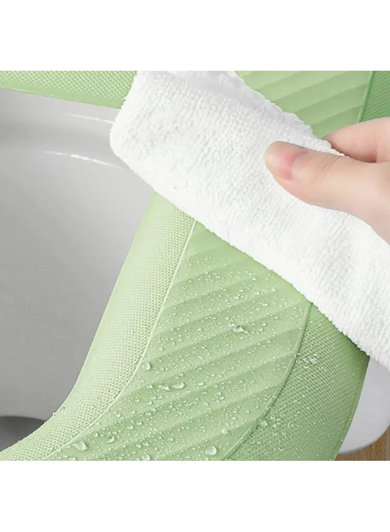 Universal Waterproof EVA Bathroom Toilet Mat Washable Toilet Seat Cover with Handle - Grey — photo 5