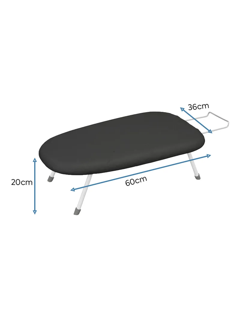 Portable Ironing Board with Heat-Resistant Cover – Beige & White — photo 2