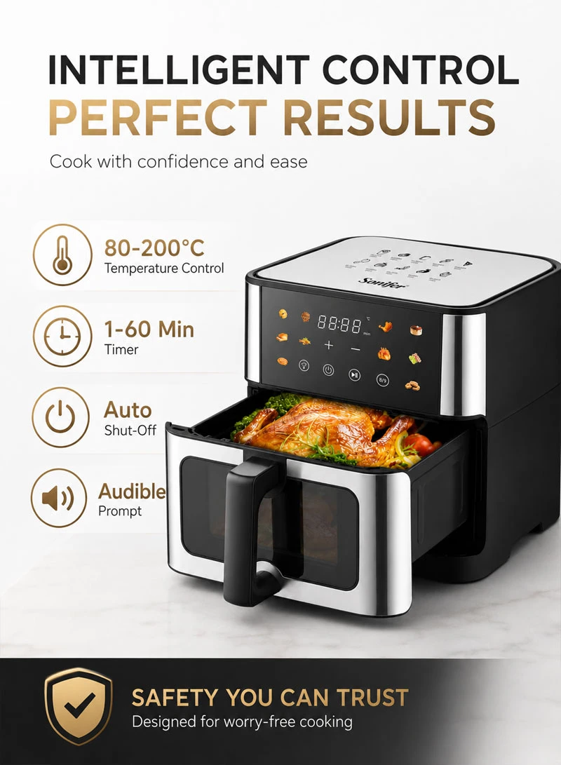Digital Air Fryer with Touch Control & 10 Preset Modes β photo 6