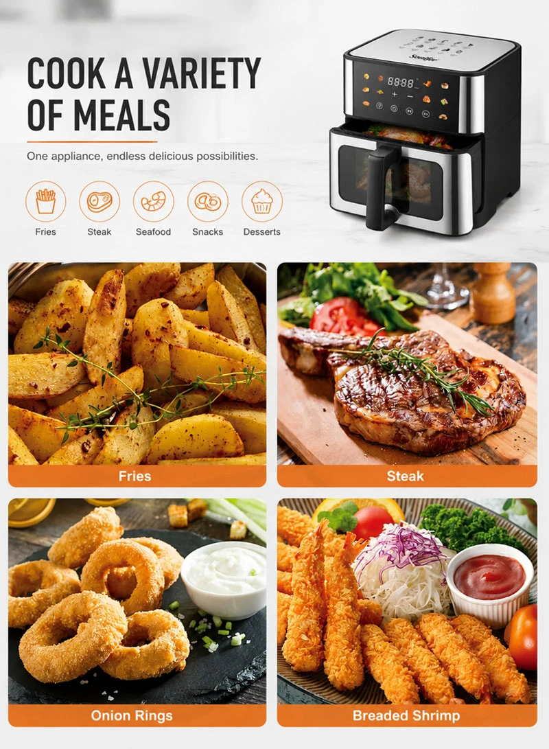 Digital Air Fryer with Touch Control & 10 Preset Modes β photo 7