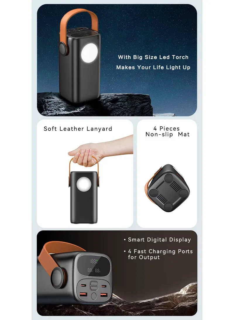 40000mAh 65W Portable Fast Charging Power Bank 2 Type-C & 2 USB Ports Support Laptop Charging w — photo 5