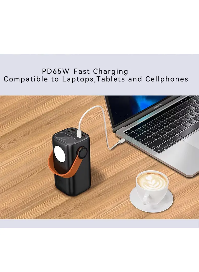 40000mAh 65W Portable Fast Charging Power Bank 2 Type-C & 2 USB Ports Support Laptop Charging w β photo 7