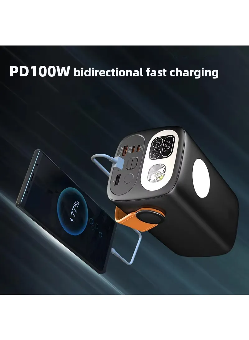 60000mAh Portable Fast Charging Power Bank 2 Type-C & 3 USB Ports Support Laptop Charging with β photo 4