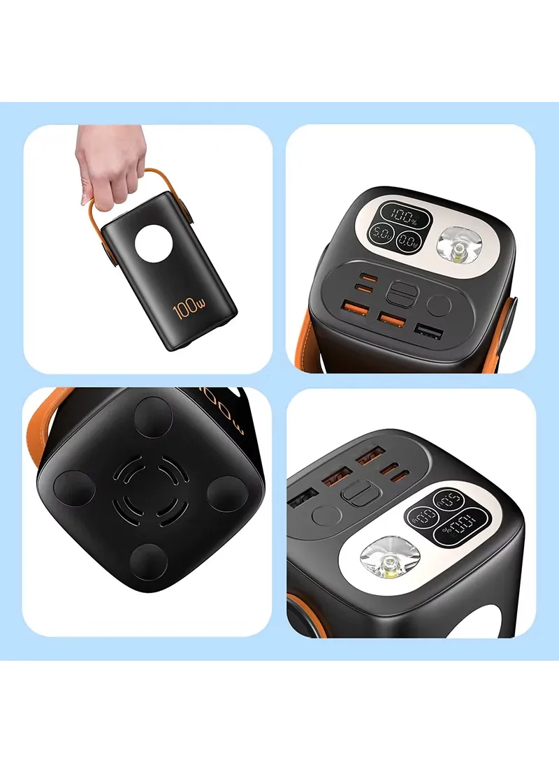 60000mAh Portable Fast Charging Power Bank 2 Type-C & 3 USB Ports Support Laptop Charging with — photo 5