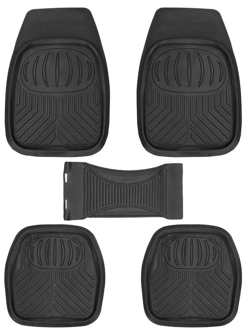 5-Pcs / Set Car Front+Rear Floor Mat, Anti-Slip Vehicle Interior Floor Mat, Washable Floor Mat — photo 3