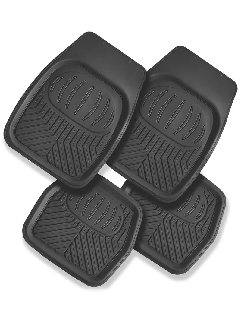 5-Pcs / Set Car Front+Rear Floor Mat, Anti-Slip Vehicle Interior Floor Mat, Washable Floor Mat — photo 4