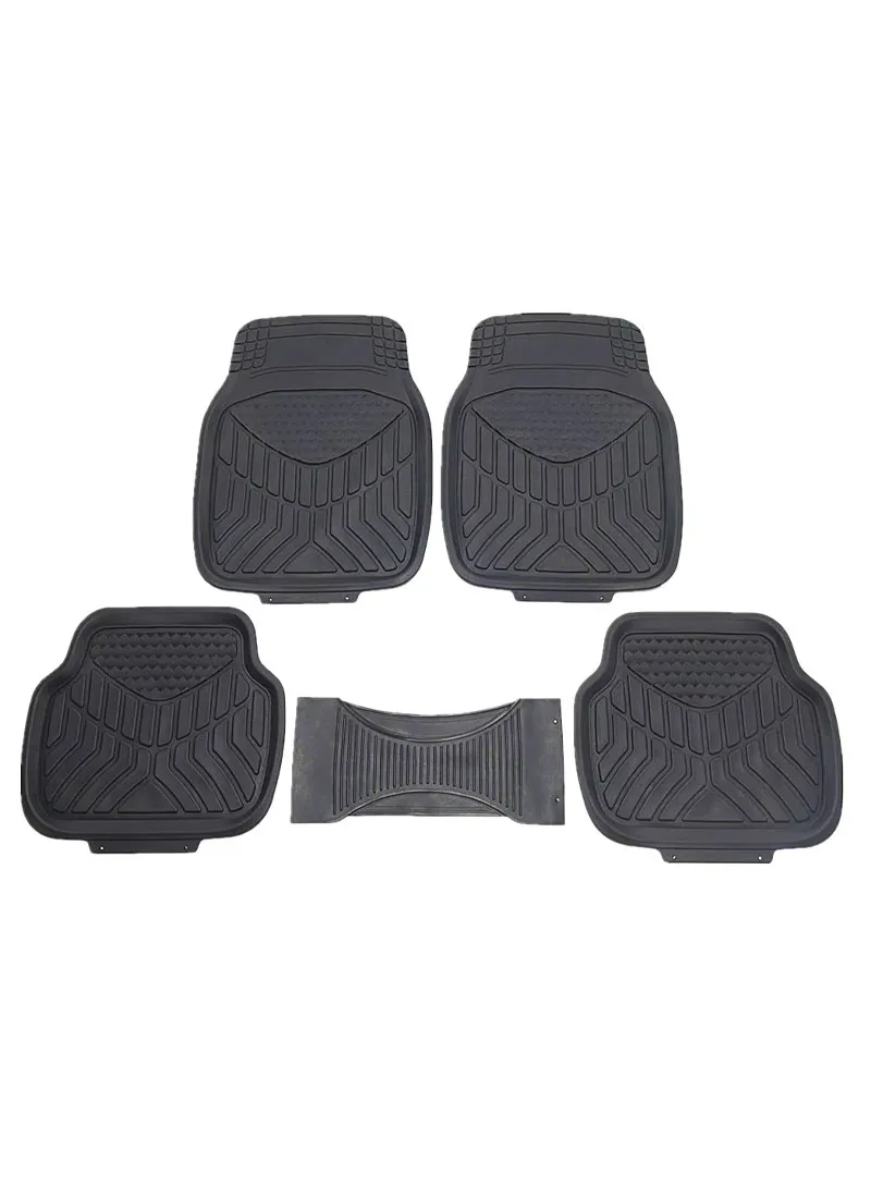 5-Pcs / Set Car Front+Rear Floor Mat, Anti-Slip Vehicle Interior Floor Mat, Washable Floor Mat — photo 3