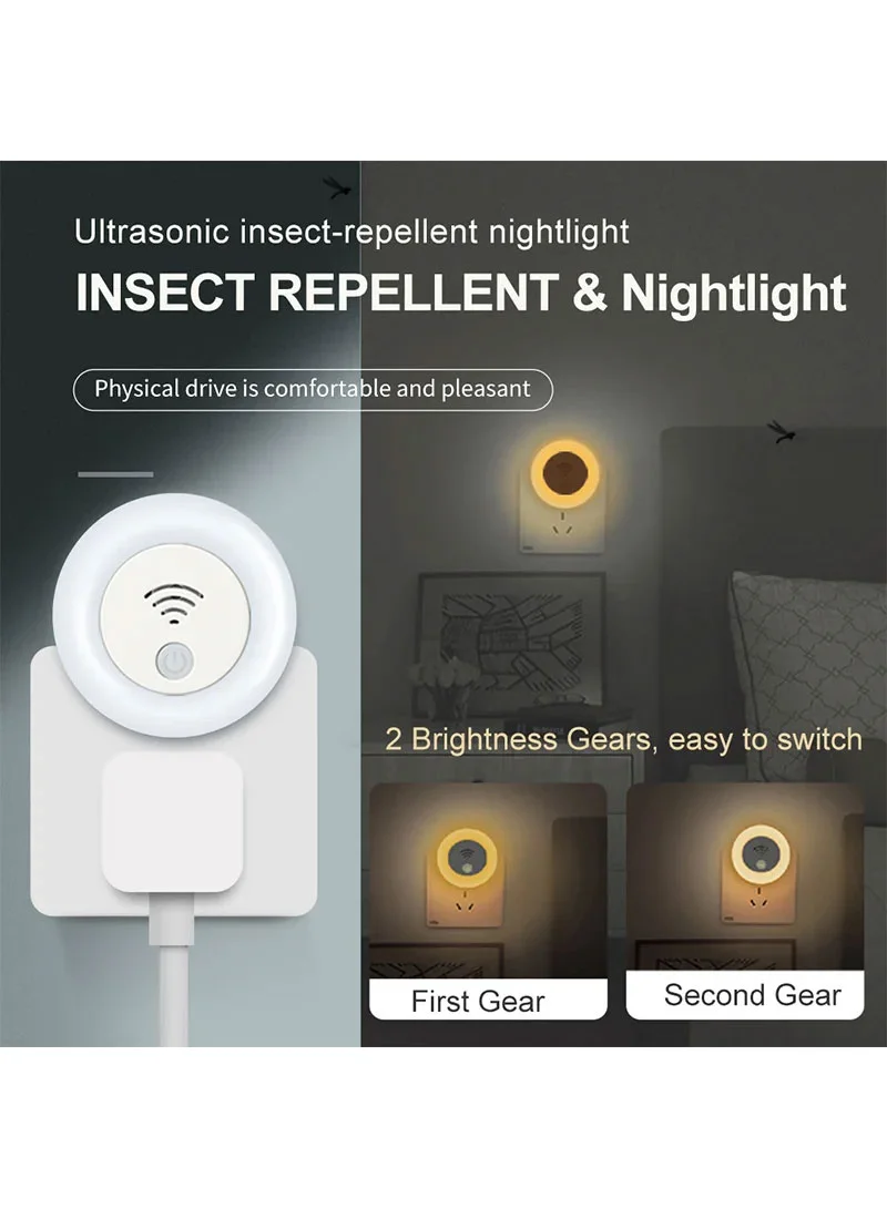 Ultrasonic Insect Repellent Mouse Repellent with Nightlight — photo 3