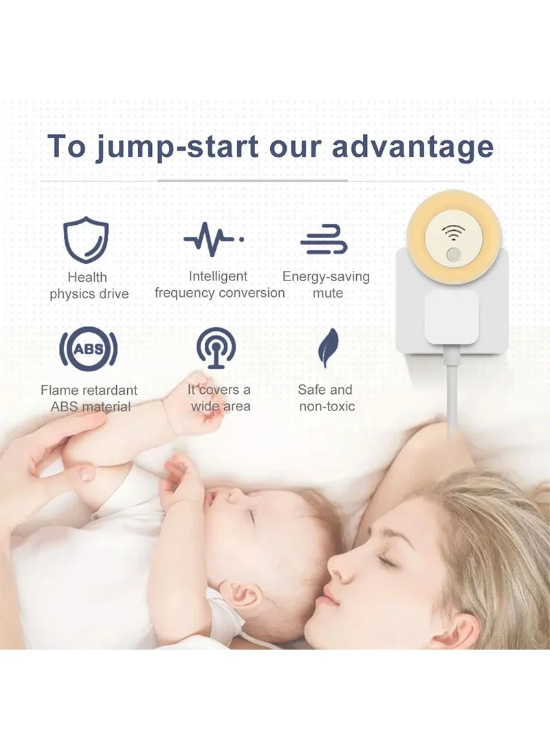 Ultrasonic Insect Repellent Mouse Repellent with Nightlight β photo 4