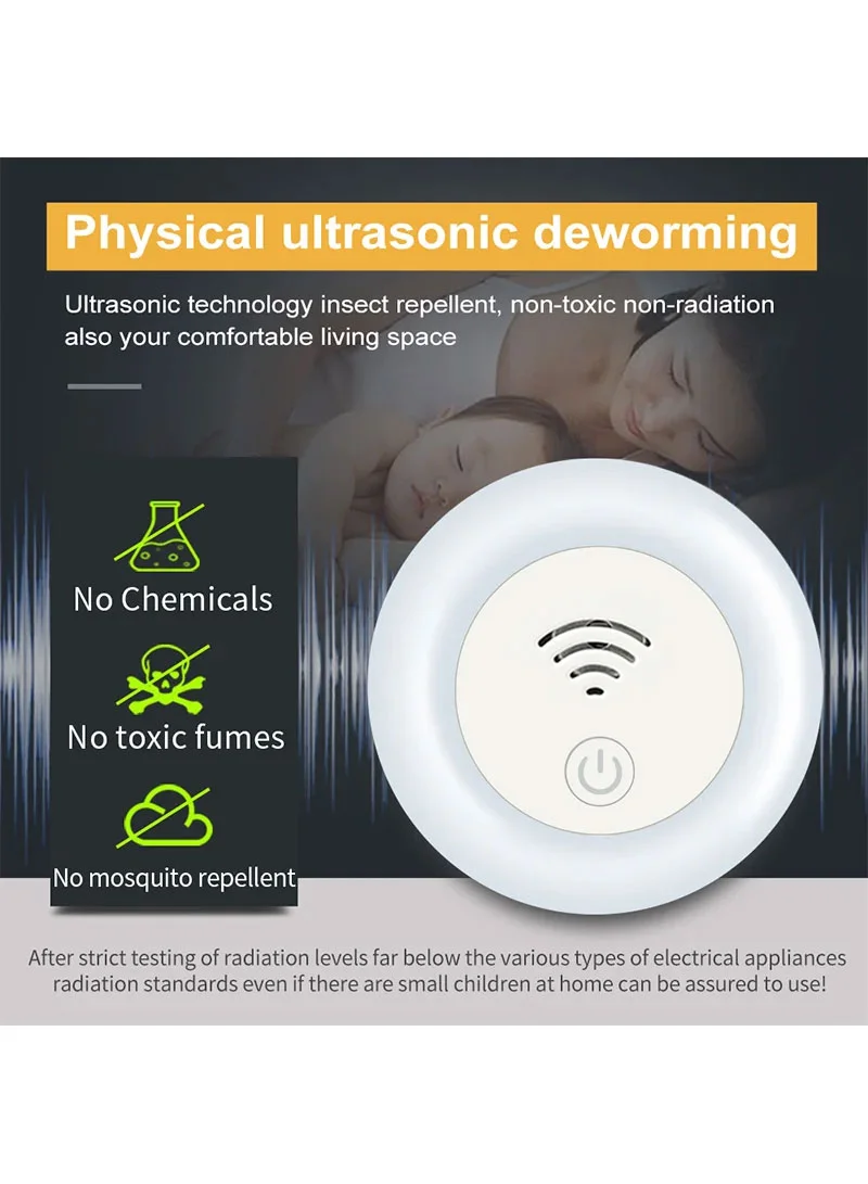 Ultrasonic Insect Repellent Mouse Repellent with Nightlight — photo 6