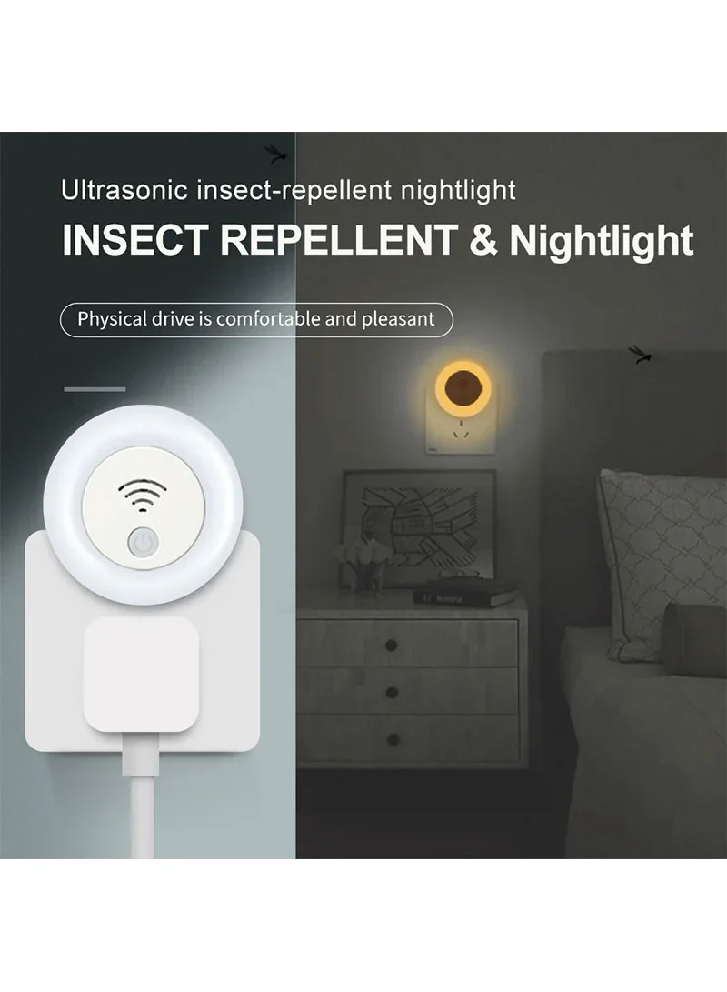 Ultrasonic Insect Repellent Mouse Repellent with Nightlight β photo 8