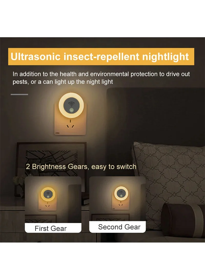 Ultrasonic Insect Repellent Mouse Repellent with Nightlight — photo 9