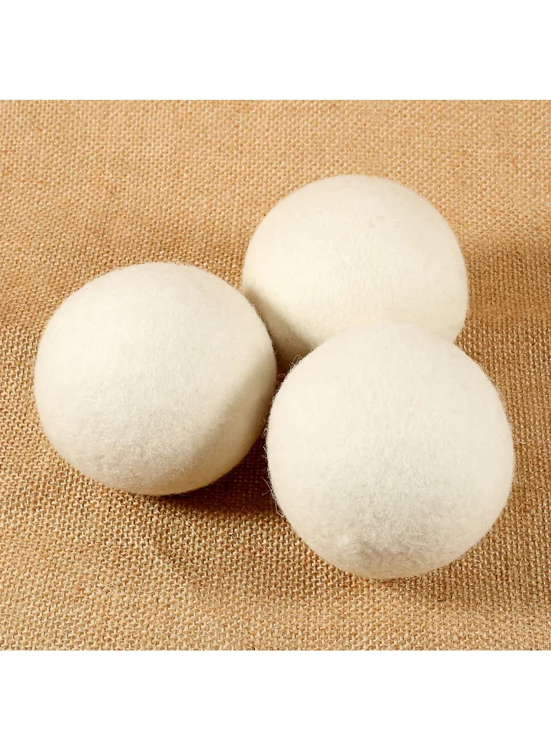 80mm Natural Wool Dryer Ball Laundry Drying Ball — photo 4