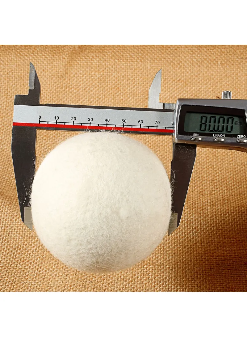 80mm Natural Wool Dryer Ball Laundry Drying Ball — photo 5