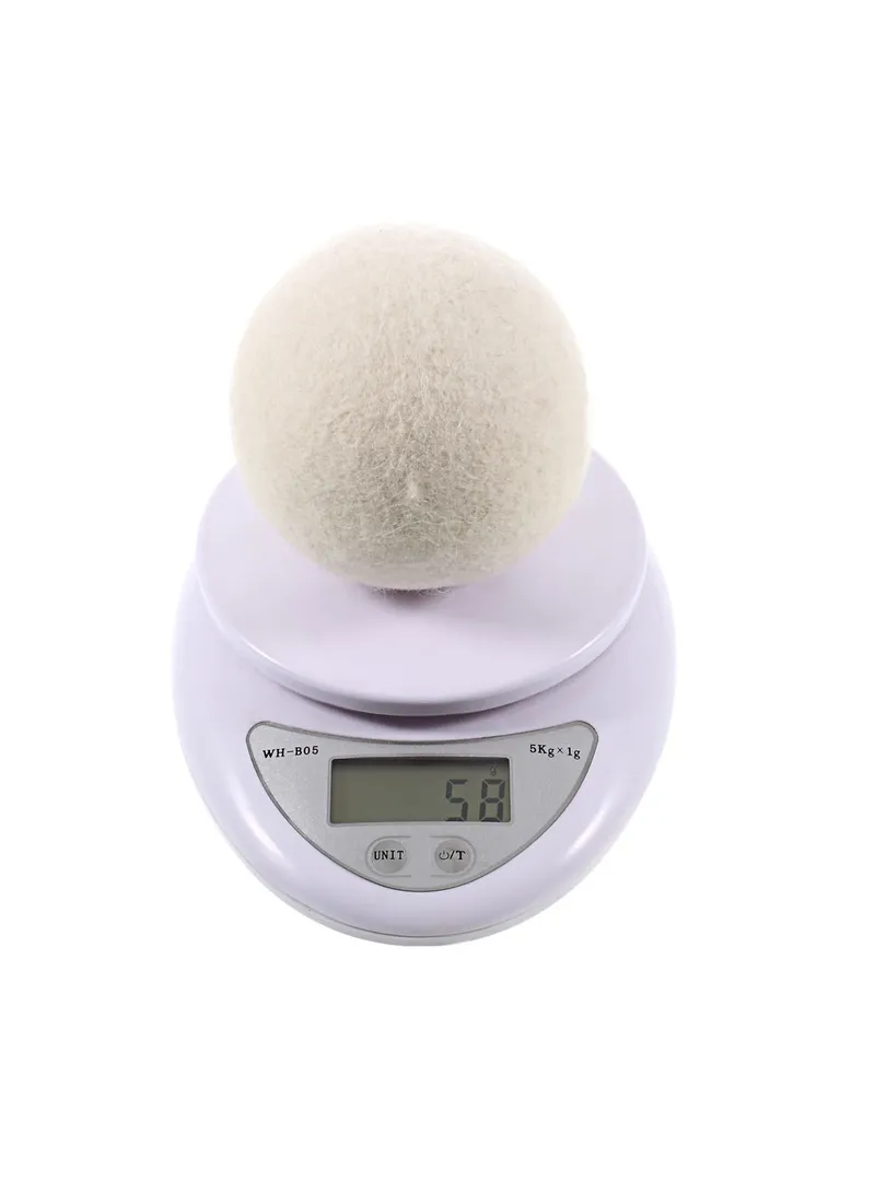 80mm Natural Wool Dryer Ball Laundry Drying Ball β photo 6