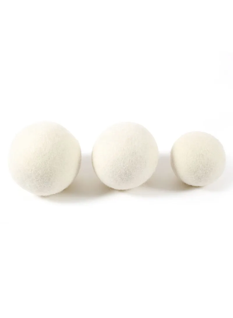 80mm Natural Wool Dryer Ball Laundry Drying Ball β photo 7