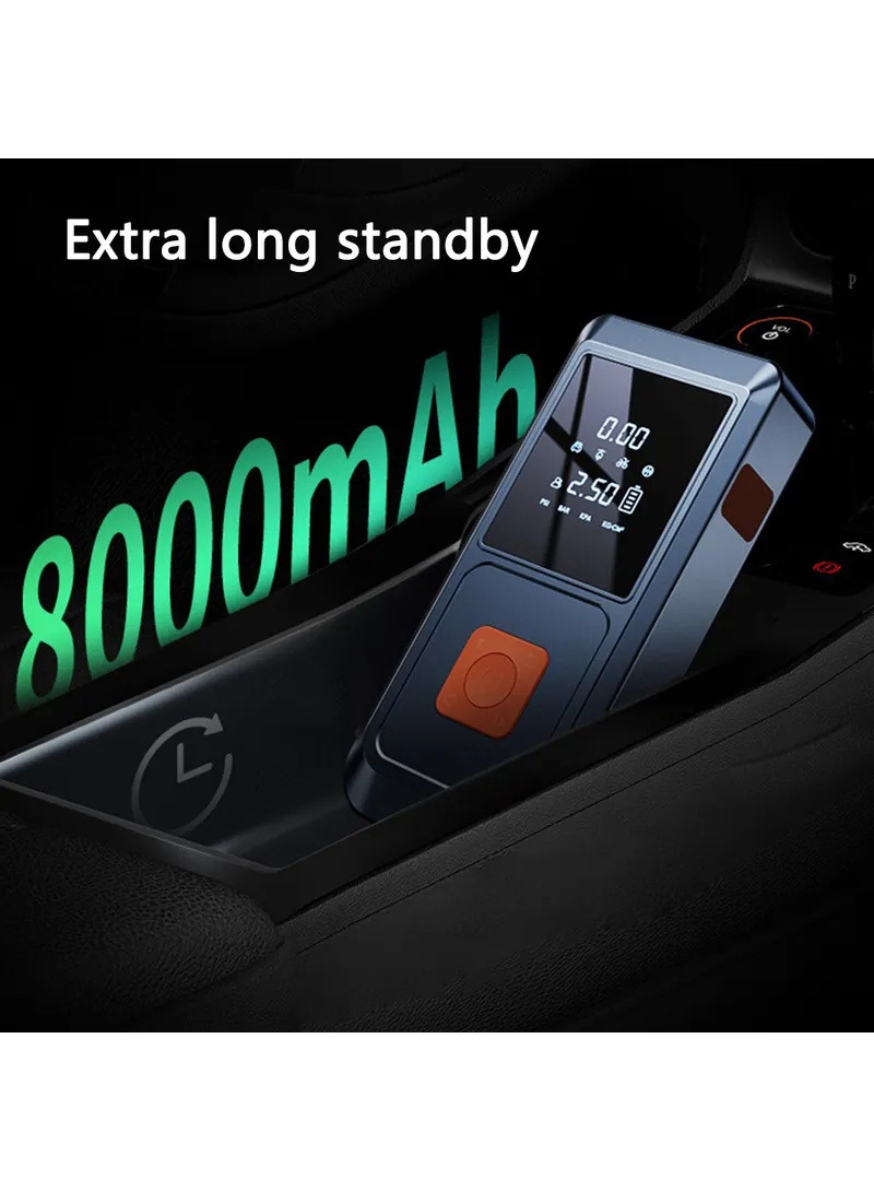 4-in-1 Portable Car Pump Inflator Emergency Jump Starter Power Bank with LED Light, Clmap β photo 3