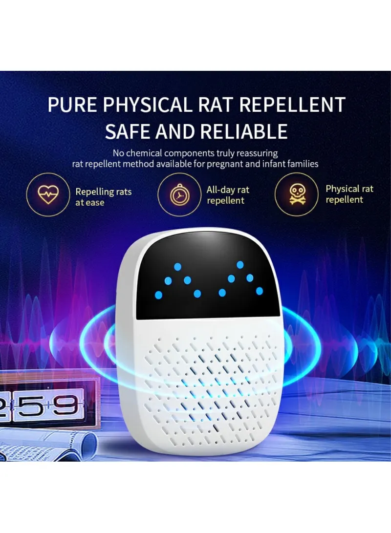 360 Degree Coverage Dual Frequency Ultrasonic Pest Repeller for Mosquitoes Rodents — photo 6