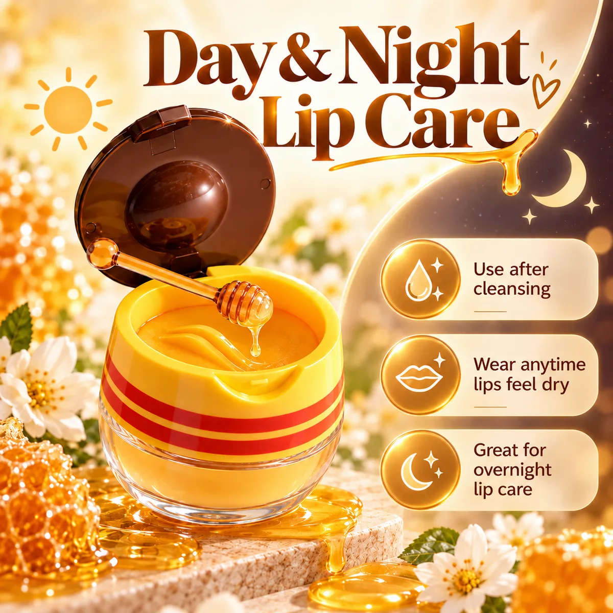 Honey Lip Mask – Moisturizing Care for Soft, Smooth Lips | 5.5g — photo 2