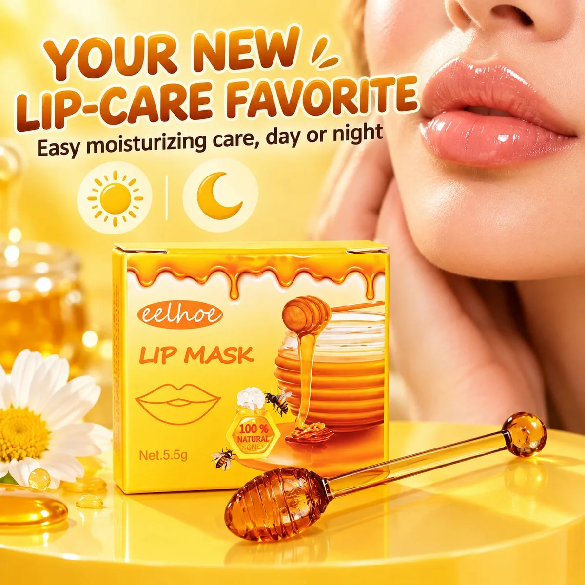 Honey Lip Mask – Moisturizing Care for Soft, Smooth Lips | 5.5g — photo 5