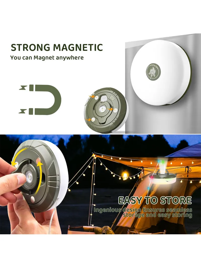 2-In 1 2000mAh 10m Multifunctional Waterproof Camping Strip Light with Power Bank Function, Str — photo 3