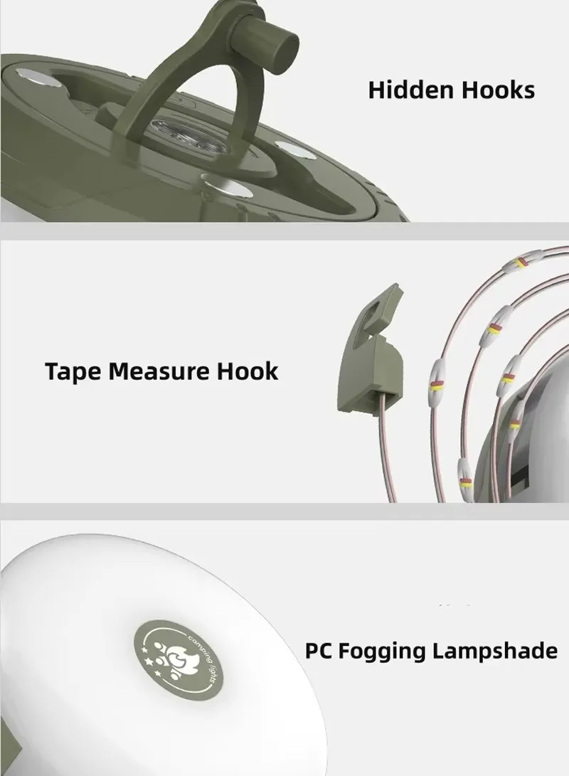 2-In 1 2000mAh 10m Multifunctional Waterproof Camping Strip Light with Power Bank Function, Str — photo 9