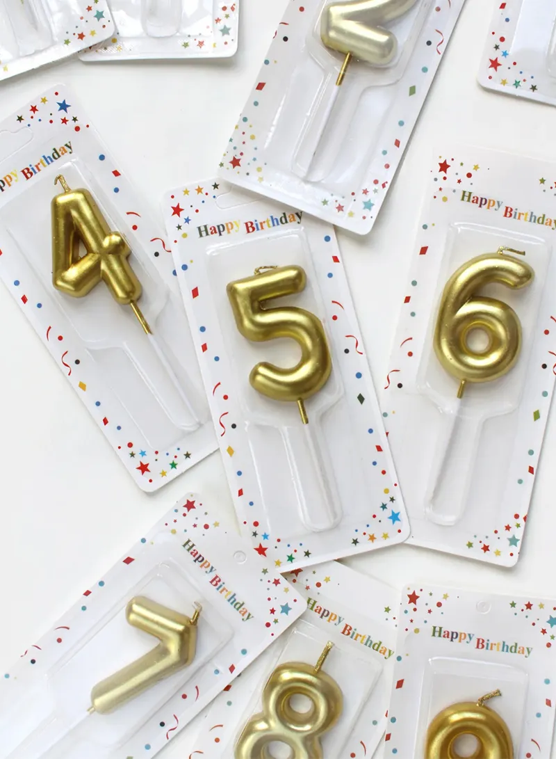 Number “9” Birthday Candle, Birthday Celebration Candle, Birthday Cake Decoration, Cake Topper — photo 4