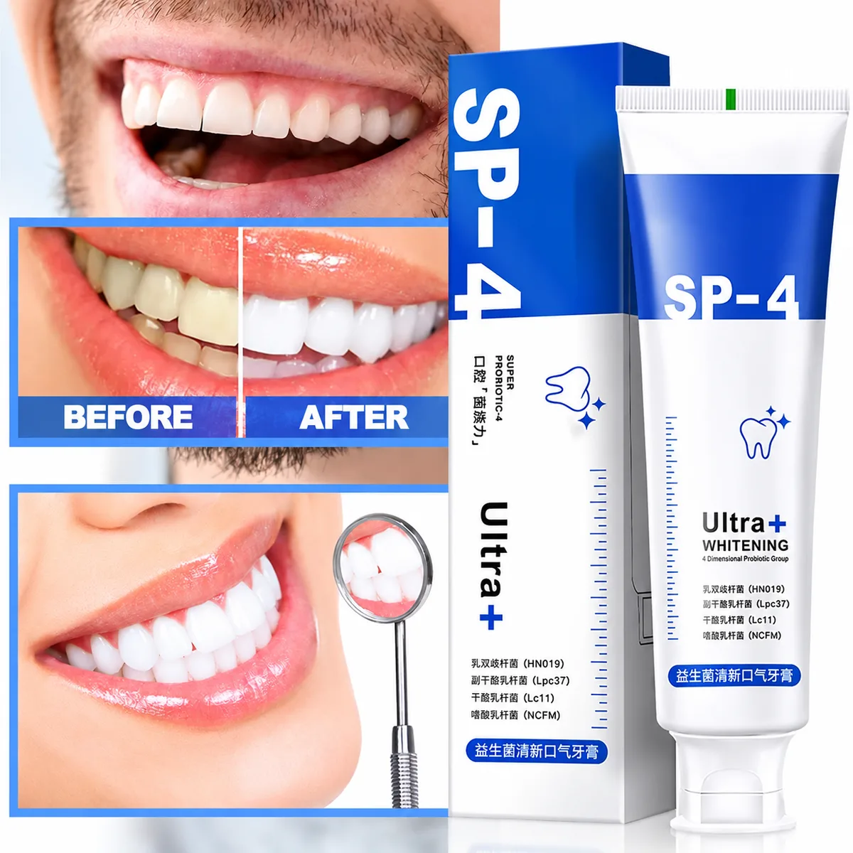 Ultra+ Whitening Toothpaste Brightening & Stain Removal — photo 2
