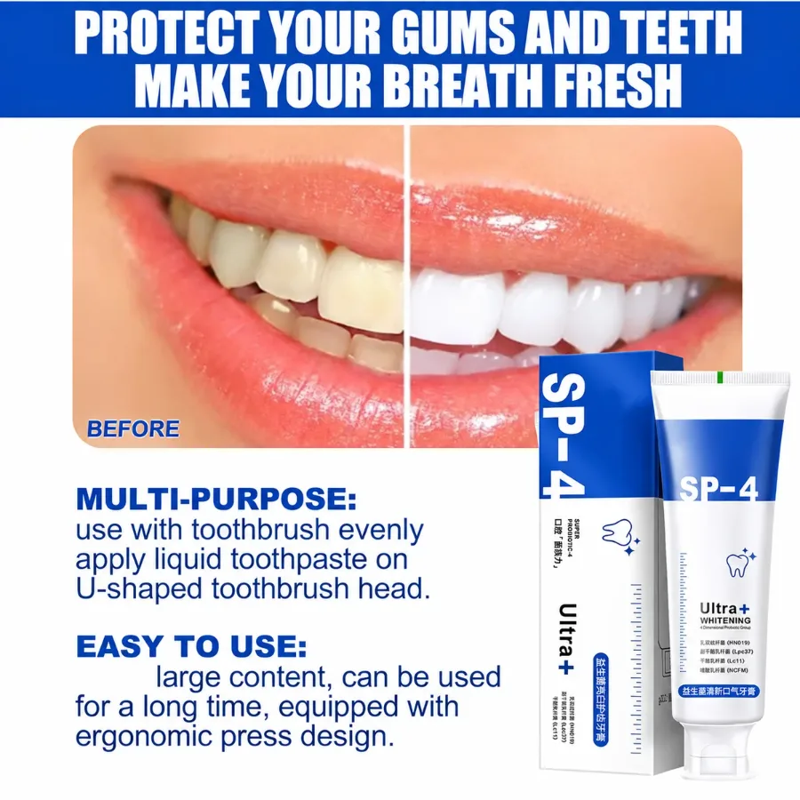 Ultra+ Whitening Toothpaste Brightening & Stain Removal β photo 3