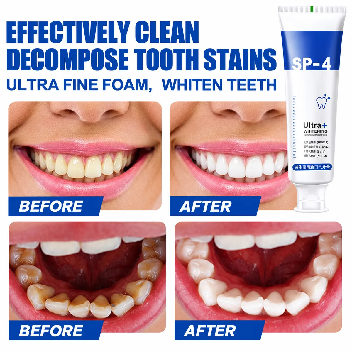 Ultra+ Whitening Toothpaste Brightening & Stain Removal — photo 5