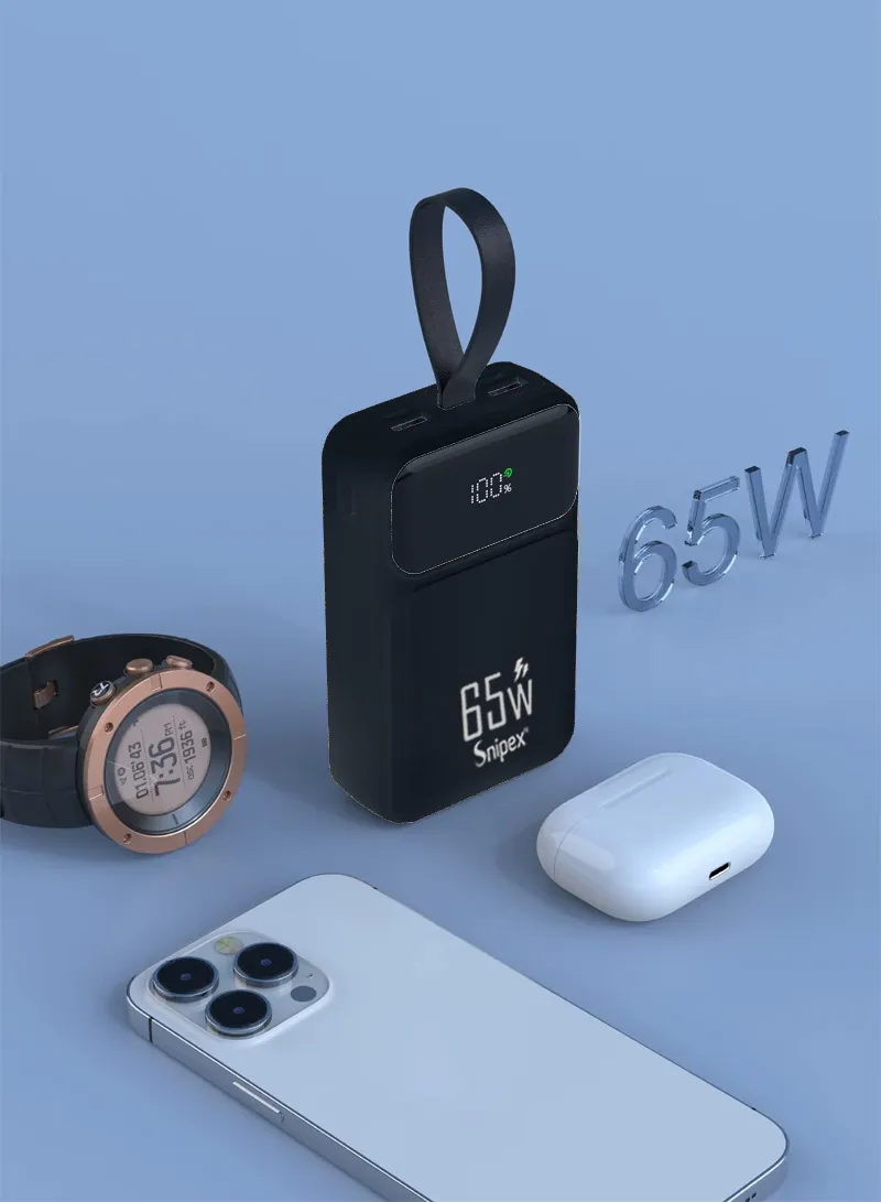 30000mAh + 65W Portable Fast Charging Power Bank PD 65W & USB Maximum Power Support Laptop Char β photo 6